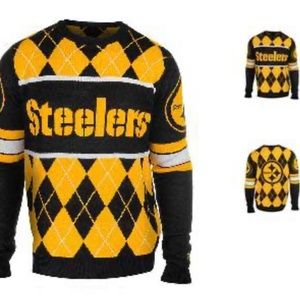 Steelers sweater, unisex size small